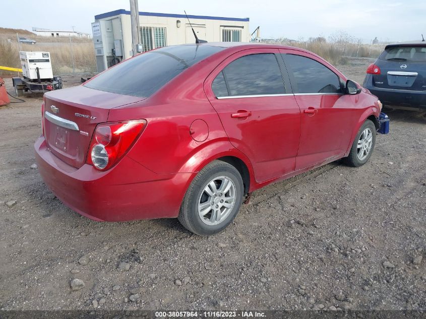 2014 CHEVROLET SONIC LT AUTO - 1G1JC5SB6E4237379