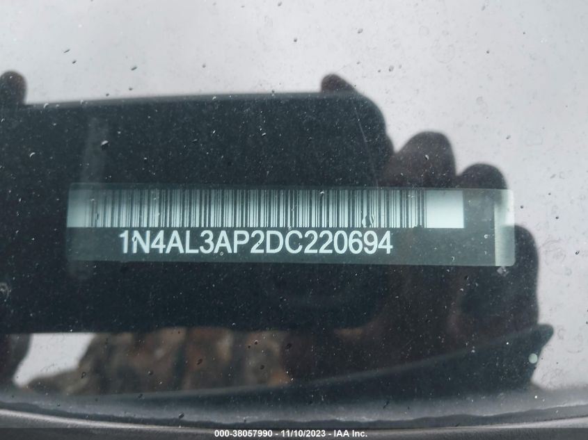 2013 NISSAN ALTIMA 2.5 S - 1N4AL3AP2DC220694