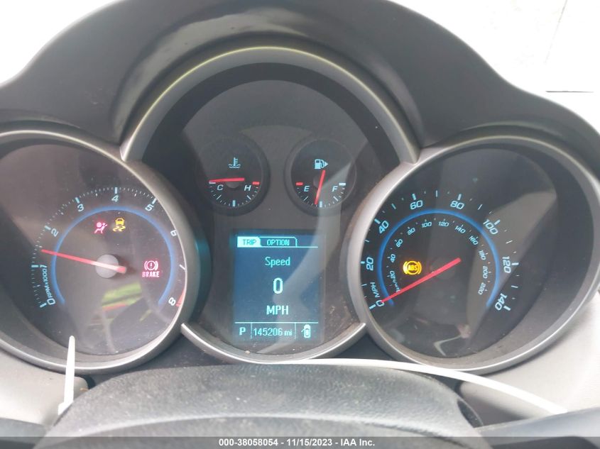 2014 CHEVROLET CRUZE 1LT AUTO - 1G1PC5SB4E7270289