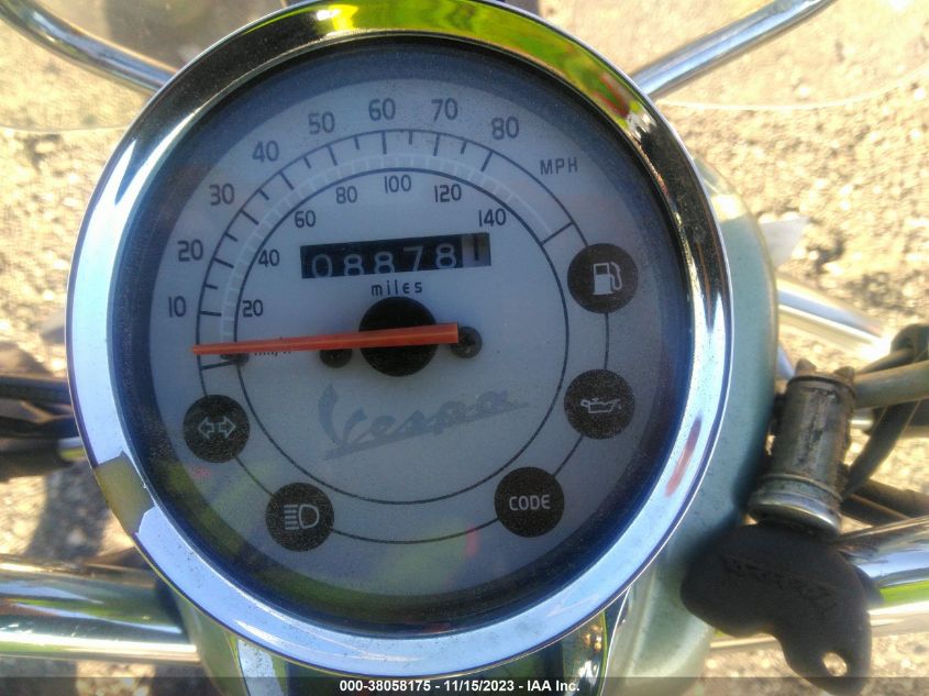 2009 VESPA LX 150 - ZAPM448F295501704