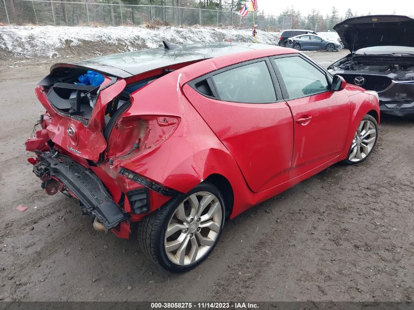 2013 HYUNDAI VELOSTER BASE W/GRAY - KMHTC6AD4DU122573