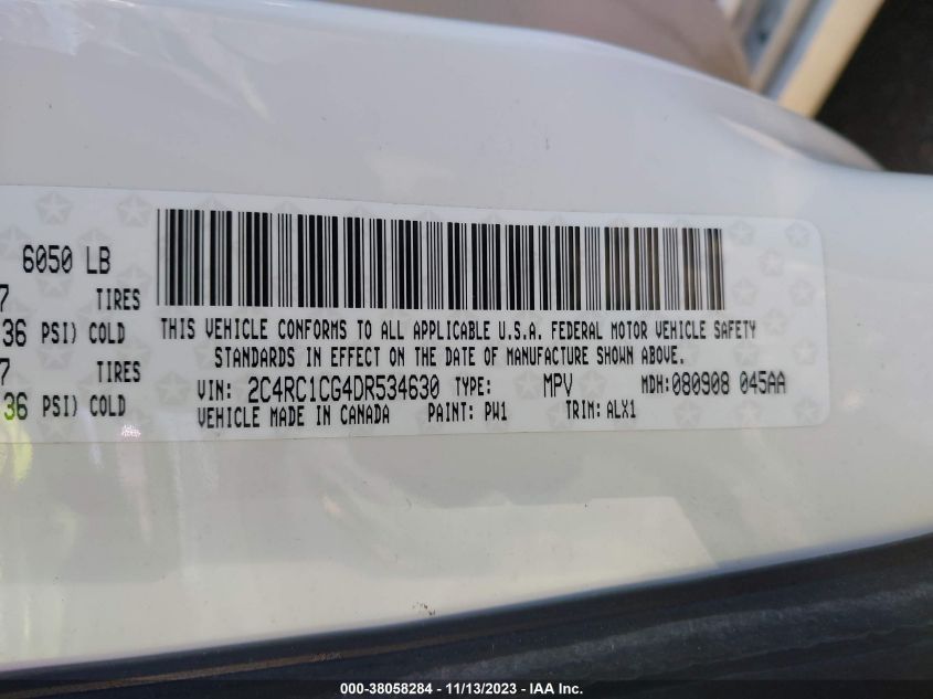 2013 CHRYSLER TOWN & COUNTRY TOURING-L - 2C4RC1CG4DR534630