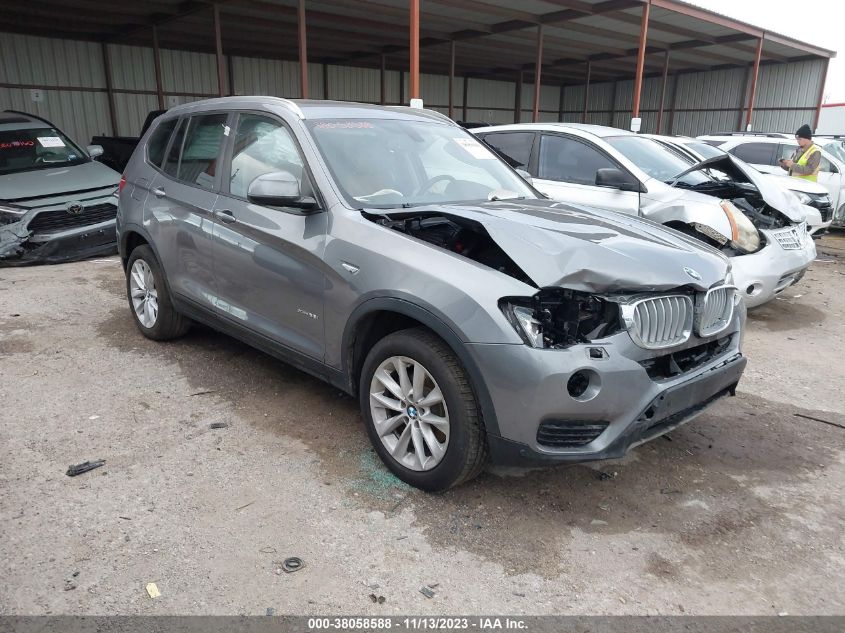 2017 BMW X3 XDRIVE28I - 5UXWX9C37H0W76830