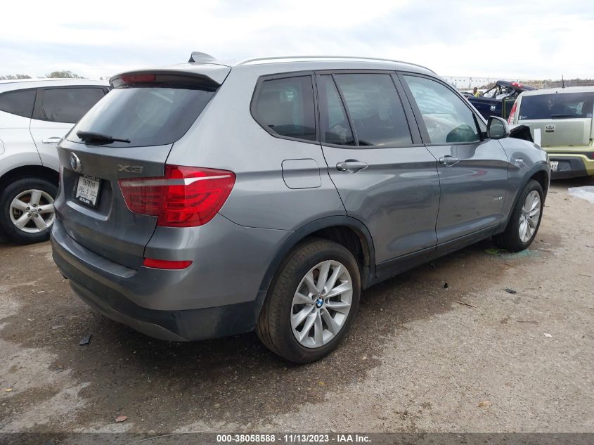 2017 BMW X3 XDRIVE28I - 5UXWX9C37H0W76830