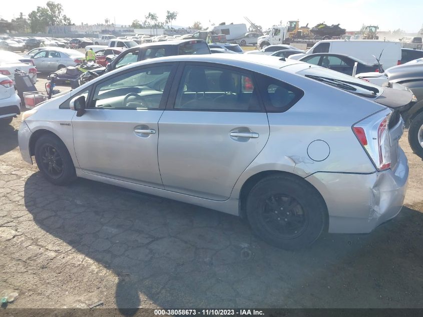 2013 TOYOTA PRIUS ONE/TWO/THREE/FOUR/FIVE - JTDKN3DU5D5633577