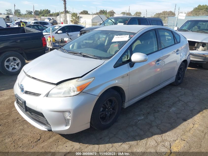 2013 TOYOTA PRIUS ONE/TWO/THREE/FOUR/FIVE - JTDKN3DU5D5633577