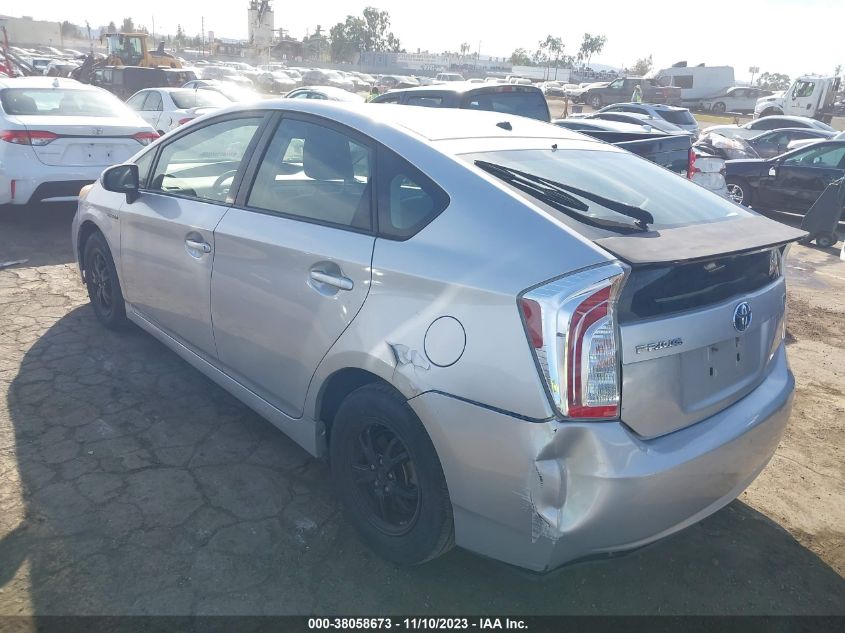 2013 TOYOTA PRIUS ONE/TWO/THREE/FOUR/FIVE - JTDKN3DU5D5633577