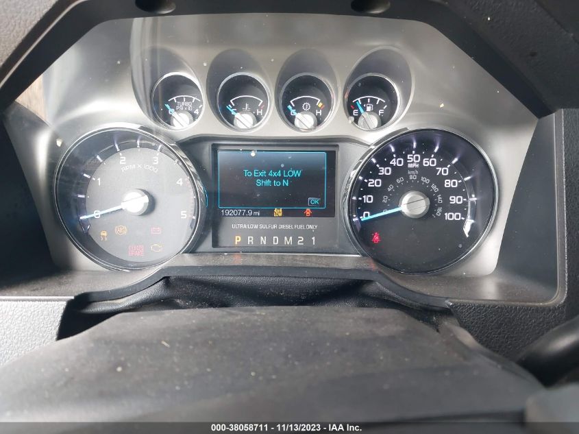 2013 FORD F-250 LARIAT - 1FT7W2BT9DEA21373