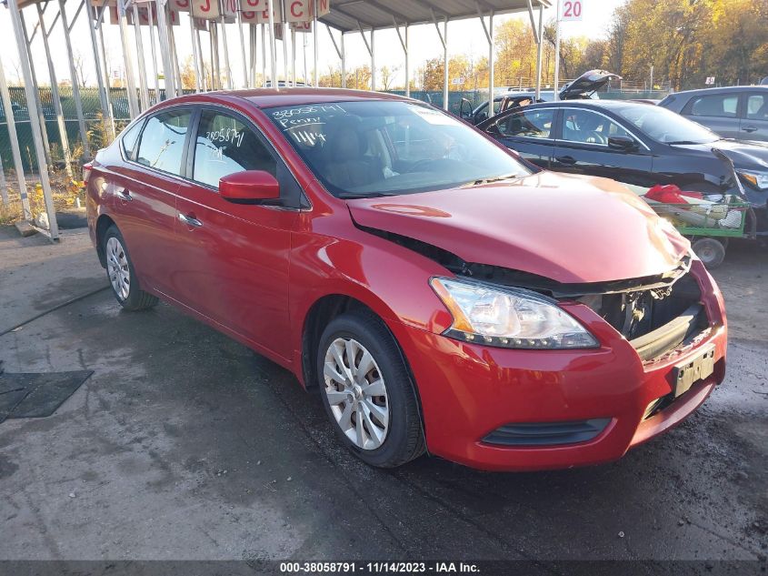 2014 NISSAN SENTRA S/SV/SR/SL - 3N1AB7AP5EY331109