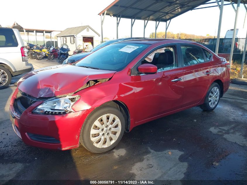 2014 NISSAN SENTRA S/SV/SR/SL - 3N1AB7AP5EY331109