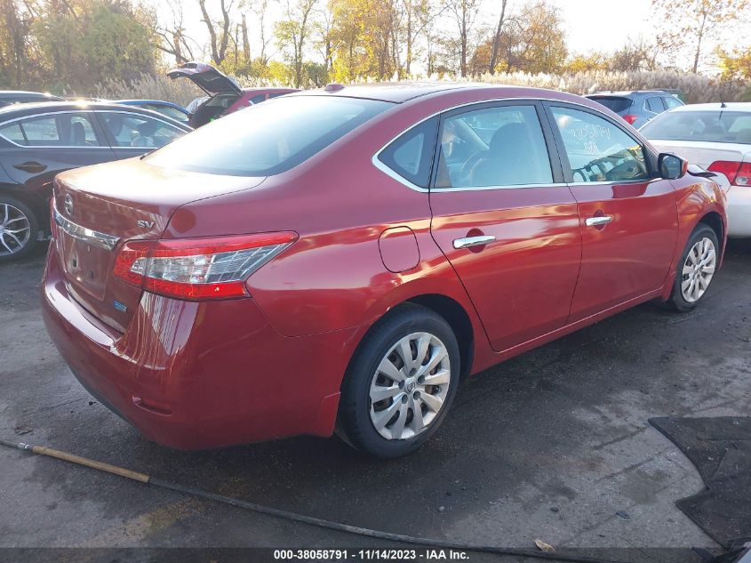 2014 NISSAN SENTRA S/SV/SR/SL - 3N1AB7AP5EY331109