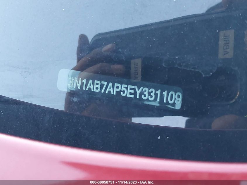 2014 NISSAN SENTRA S/SV/SR/SL - 3N1AB7AP5EY331109