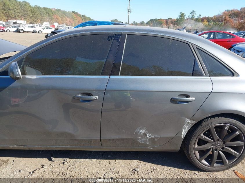 2013 AUDI A4 PREMIUM PLUS - WAUEFAFL2DA080474