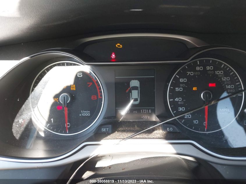 2013 AUDI A4 PREMIUM PLUS - WAUEFAFL2DA080474