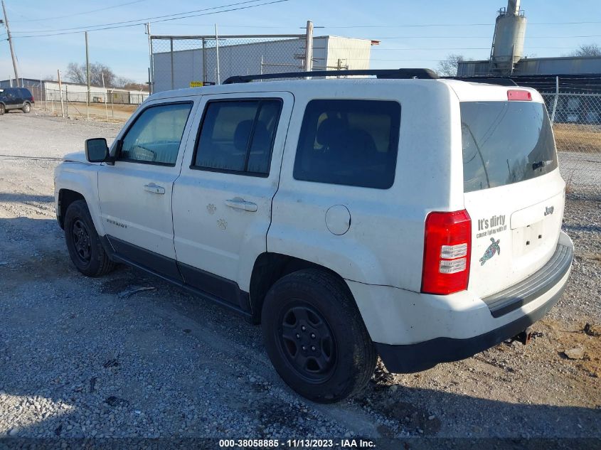 2015 JEEP PATRIOT SPORT - 1C4NJPBB9FD274826