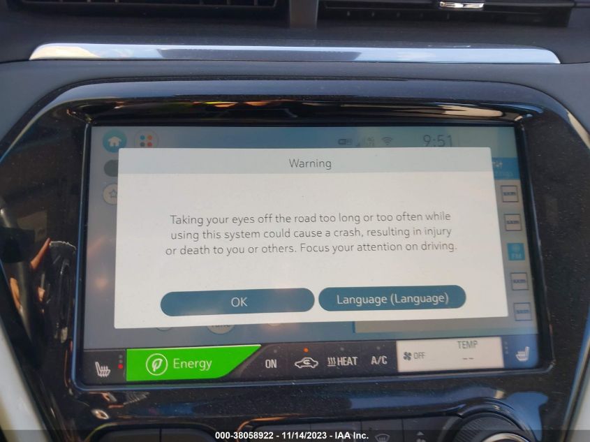 2020 CHEVROLET BOLT EV FWD LT - 1G1FY6S02L4138311