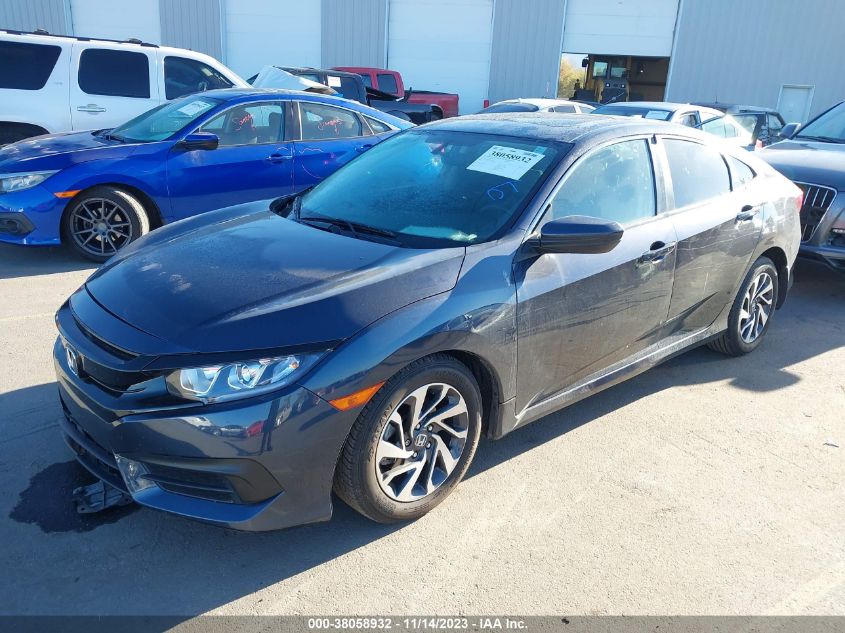 2017 HONDA CIVIC SEDAN EX - 19XFC2F72HE053867