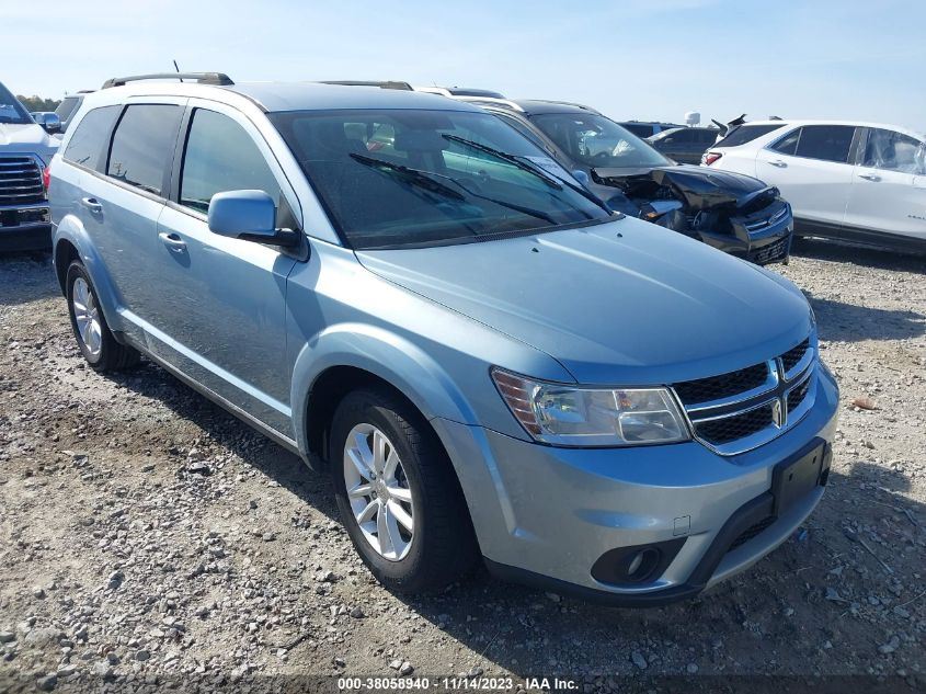 2013 DODGE JOURNEY SXT - 3C4PDCBG0DT568174