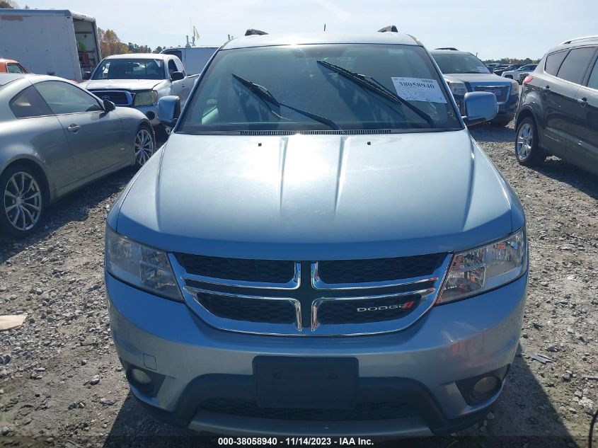 2013 DODGE JOURNEY SXT - 3C4PDCBG0DT568174