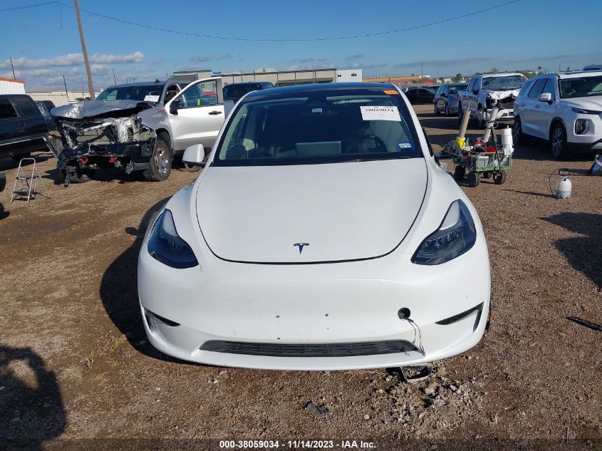 2022 TESLA MODEL Y - 7SAYGDEFXNF456733