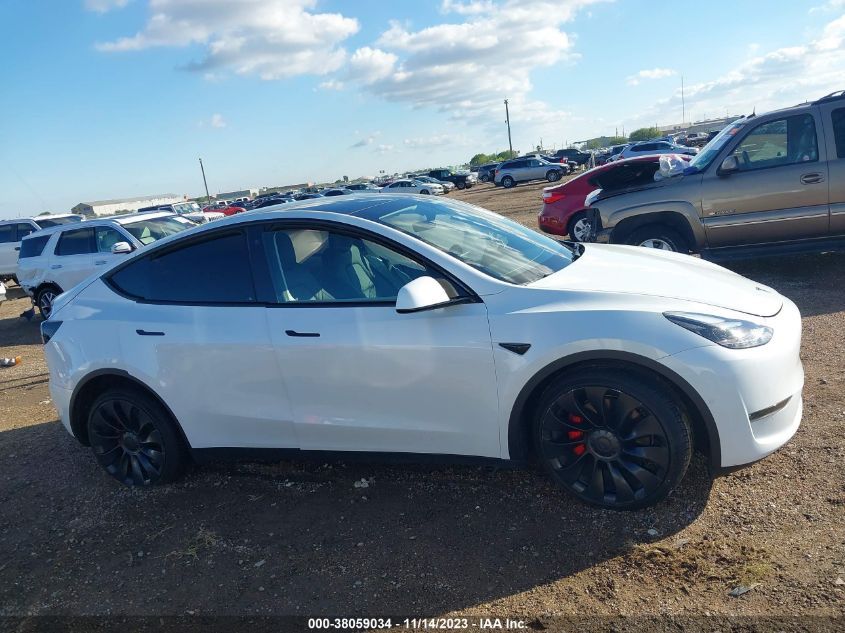 2022 TESLA MODEL Y - 7SAYGDEFXNF456733