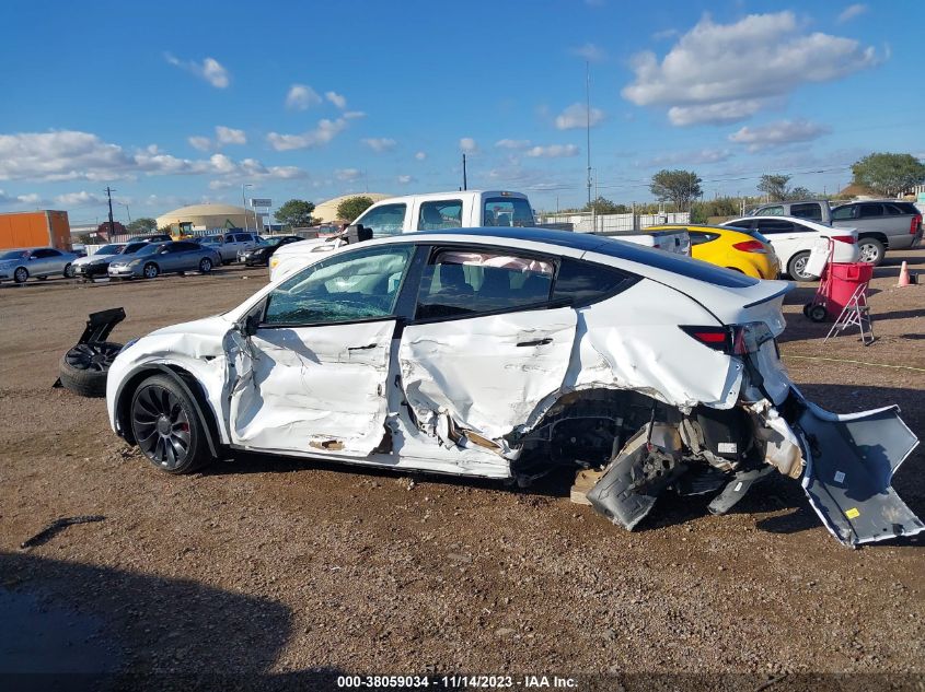 2022 TESLA MODEL Y - 7SAYGDEFXNF456733