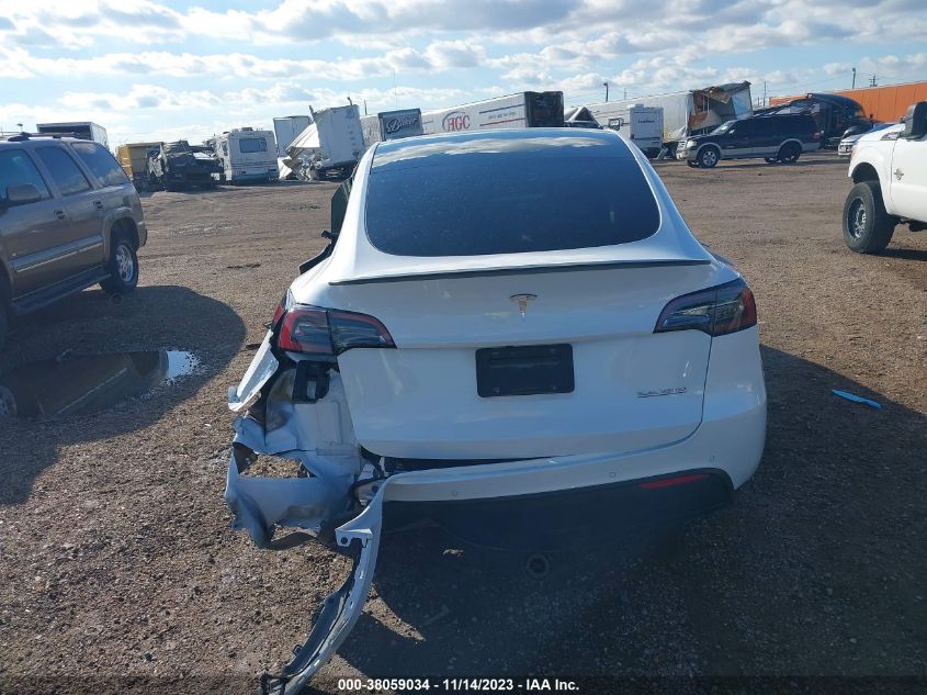 2022 TESLA MODEL Y - 7SAYGDEFXNF456733