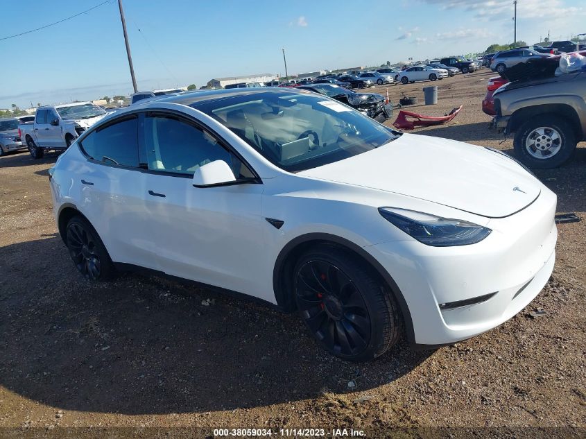 2022 TESLA MODEL Y - 7SAYGDEFXNF456733