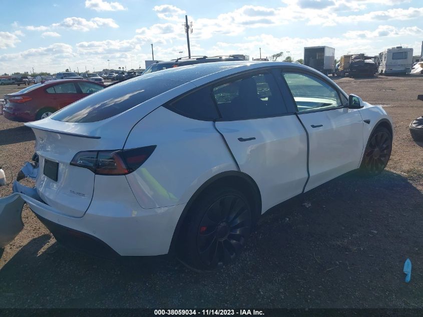 2022 TESLA MODEL Y - 7SAYGDEFXNF456733