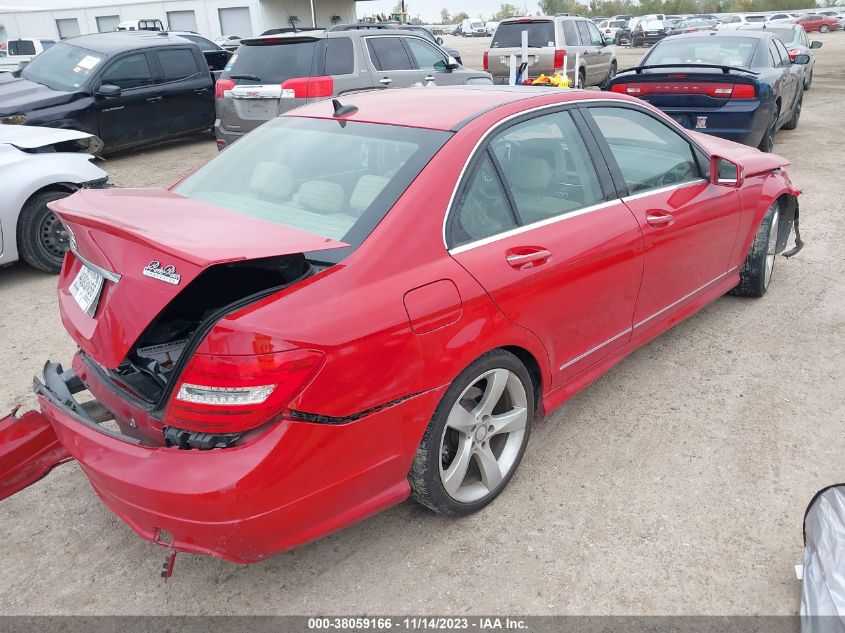 2014 MERCEDES-BENZ C 250 SPORT/LUXURY - WDDGF4HB1EA967749