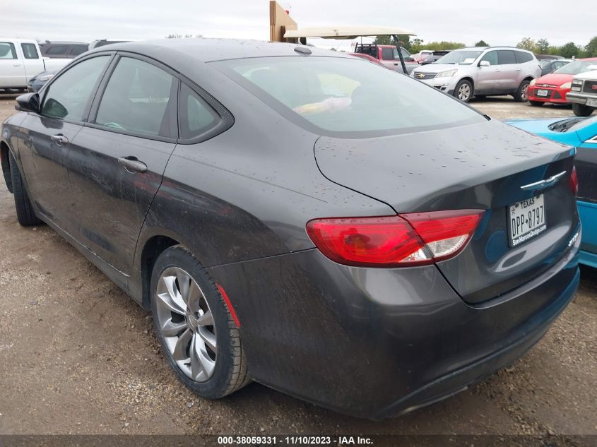2015 CHRYSLER 200 S - 1C3CCCBB1FN532586