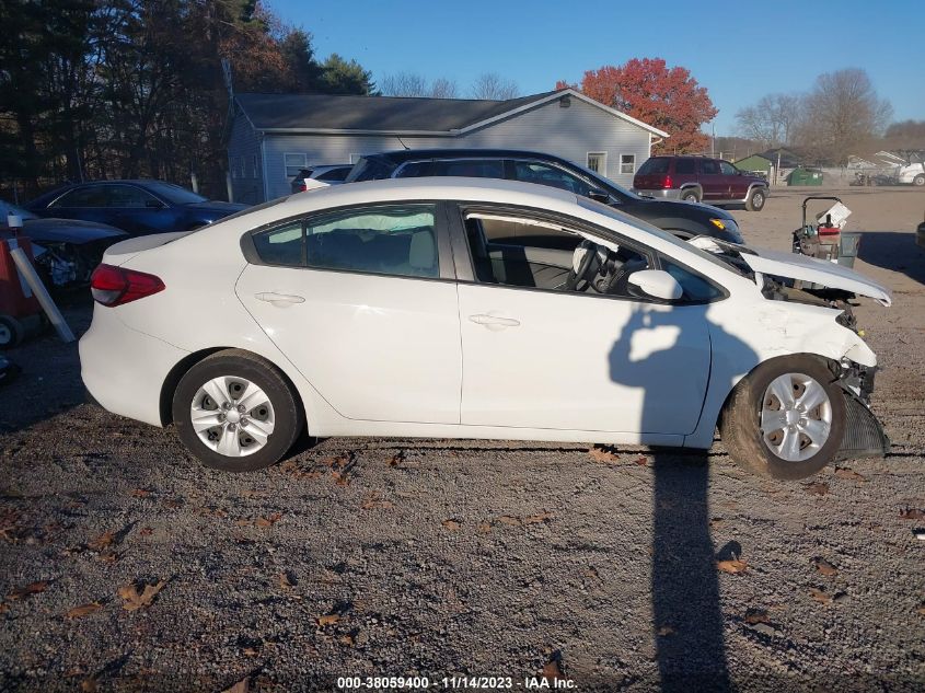 2017 KIA FORTE LX - 3KPFK4A74HE038535
