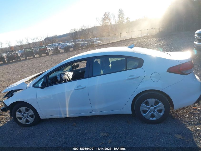 2017 KIA FORTE LX - 3KPFK4A74HE038535