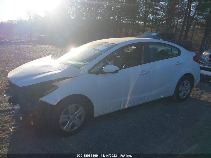 2017 KIA FORTE LX - 3KPFK4A74HE038535