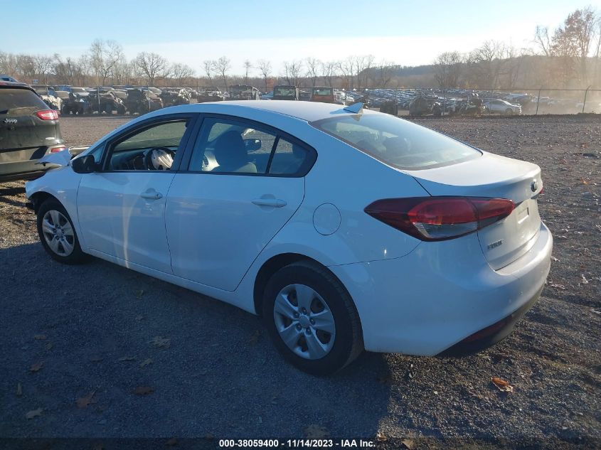 2017 KIA FORTE LX - 3KPFK4A74HE038535