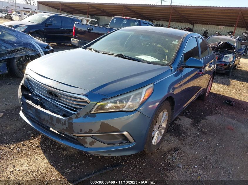 2016 HYUNDAI SONATA 2.4L SE - 5NPE24AF3GH282397