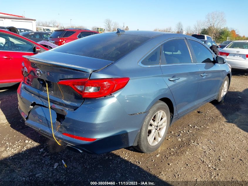 2016 HYUNDAI SONATA 2.4L SE - 5NPE24AF3GH282397