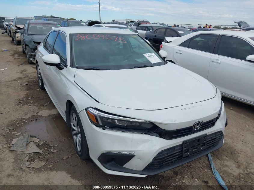 2022 HONDA CIVIC LX - 2HGFE2F24NH569874