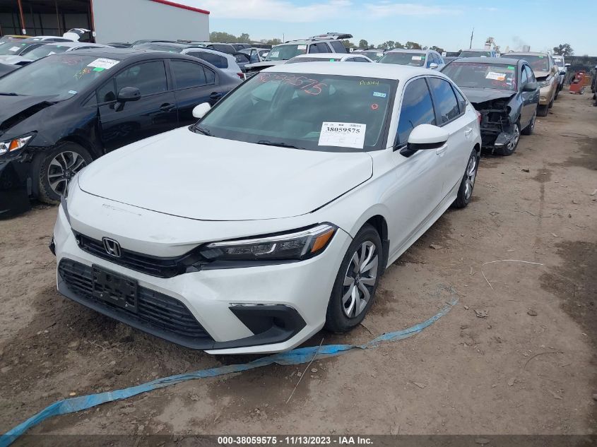 2022 HONDA CIVIC LX - 2HGFE2F24NH569874