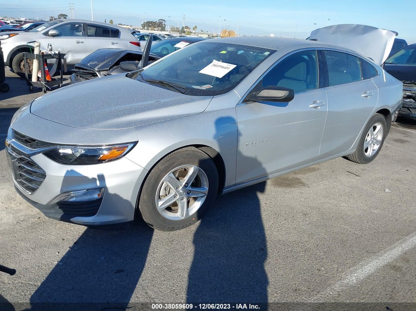 VIN 1G1ZC5ST7MF032863 2021 CHEVROLET MALIBU FWD 1FL