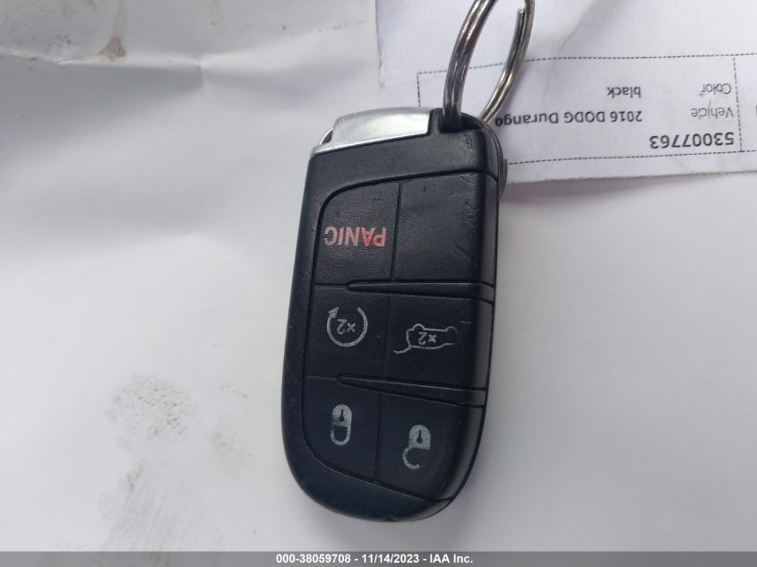 2016 DODGE DURANGO LIMITED - 1C4RDHDG0GC301457