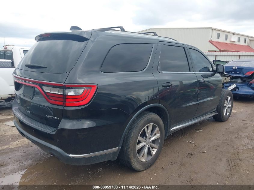2016 DODGE DURANGO LIMITED - 1C4RDHDG0GC301457