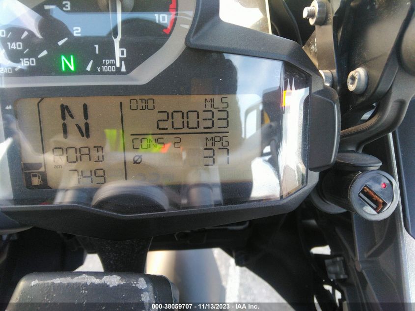 2015 BMW R1200 GS ADVENTURE WB10A1201FZ098263
