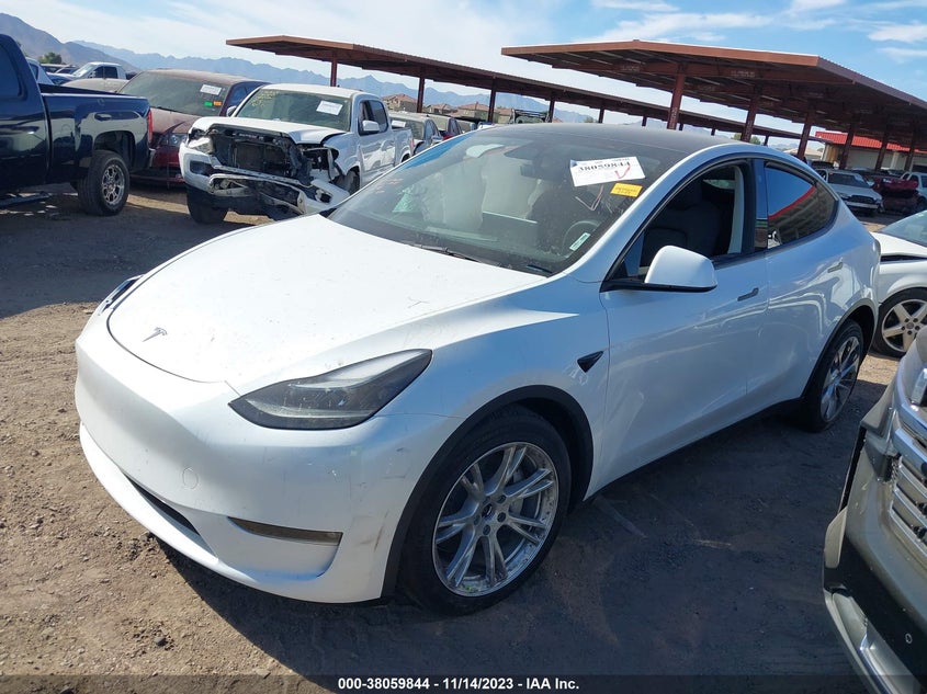 VIN 7SAYGAEE3PF687966 2023 TESLA MODEL Y