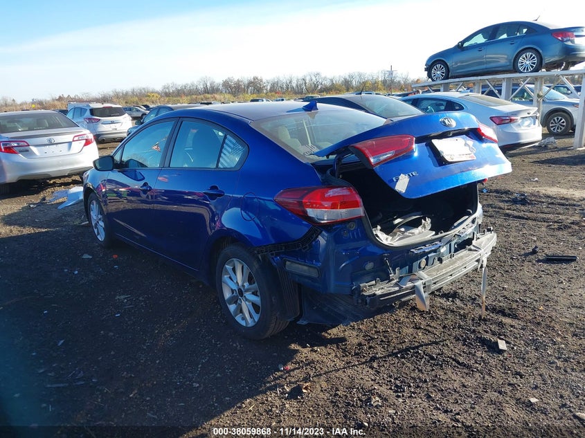VIN 3KPFL4A76HE123731 2017 KIA FORTE LX