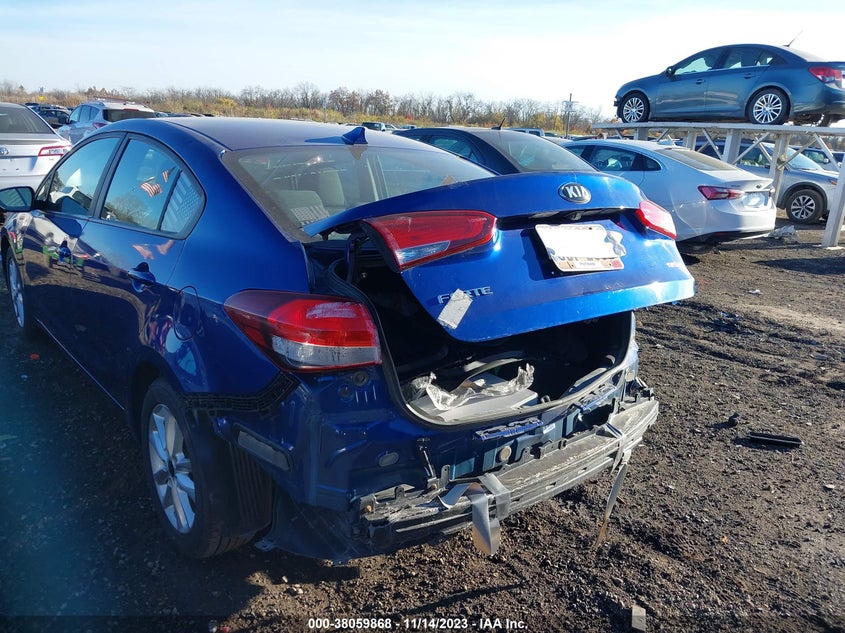 VIN 3KPFL4A76HE123731 2017 KIA FORTE LX