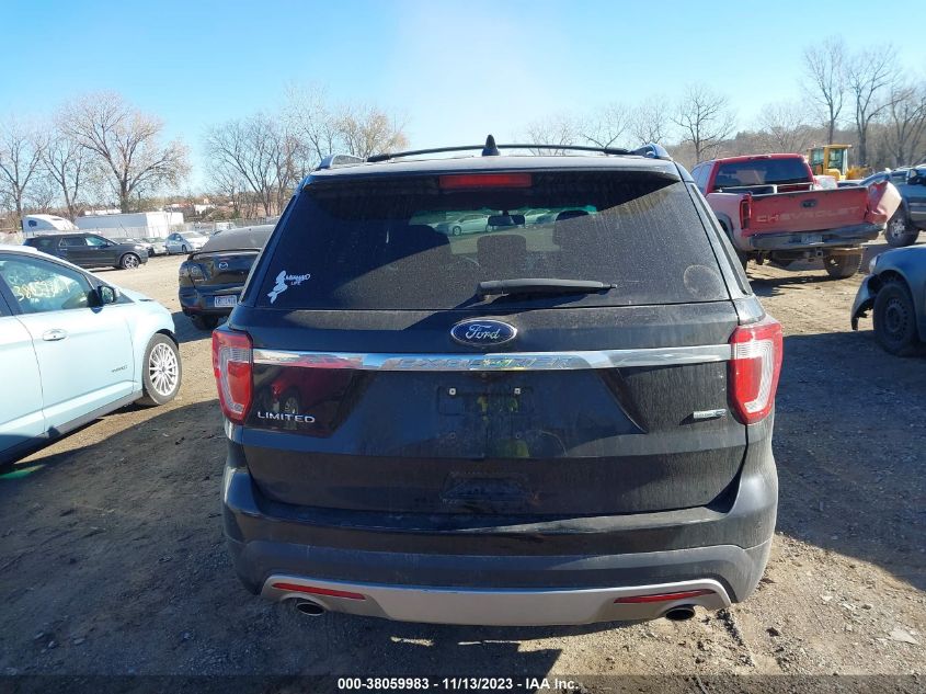 2016 FORD EXPLORER LIMITED - 1FM5K8F85GGB66247