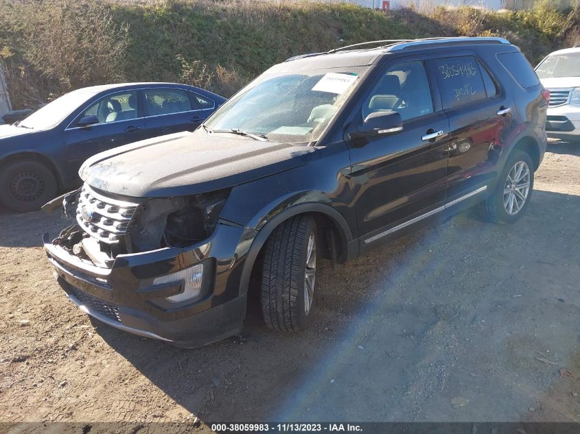 2016 FORD EXPLORER LIMITED - 1FM5K8F85GGB66247