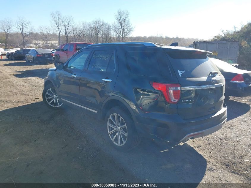 2016 FORD EXPLORER LIMITED - 1FM5K8F85GGB66247
