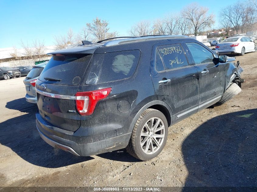 2016 FORD EXPLORER LIMITED - 1FM5K8F85GGB66247